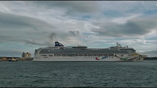 quotNorwegian Dawnquot departs from Southampton  24092023 [upl. by Aisyat699]