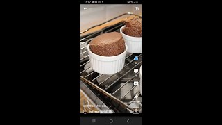 how to make chocolate  طرزتهیه سوفله شکلاتی  soufflé au chocolat [upl. by Lorusso]