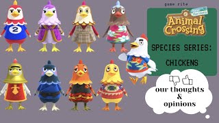 animal crossing new horizons species series chickens [upl. by Capp]