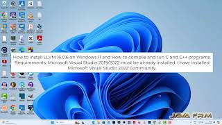 How to install Clang LLVM 1606 Official Release and how to compile and run CC on Windows 11 [upl. by Halilahk]