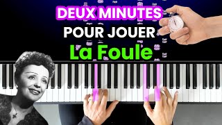 2 minutes pour jouer La foule au piano [upl. by Tsuda]