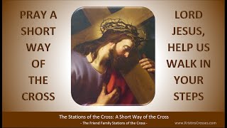 Pray the Stations of the Cross A Short Way of the Cross [upl. by Ynahteb336]