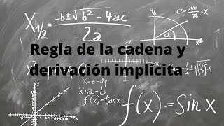 Regla de la cadena y derivación implícita en funciones trigonométricas [upl. by Htevi]