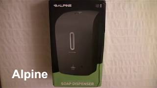 Alpine Industries Foam Soap Dispenser [upl. by Brottman]