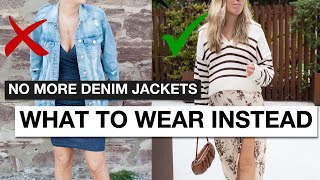 No More Denim Jackets with Dresses What to Wear Instead [upl. by Eelra]