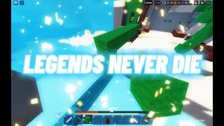 Roblox bedwars montage Legends never die roblox bedwars [upl. by Nitin]