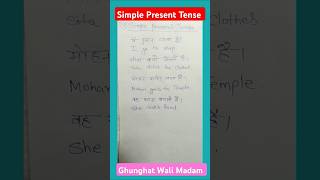 Simple Present Tense SentencesDaily Use Sentences Sentencesspokenenglish👉 [upl. by Marlin]