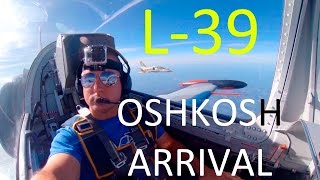 Military Jet Arrival to Oshkosh Airventure l Cockpit l ATC Audio [upl. by Thorr]