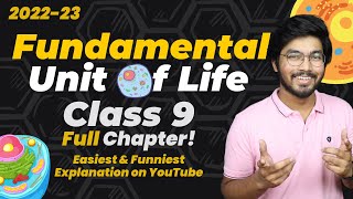 Fundamental Unit of Life Cell Class 9 Full Chapter in OneShot Explanation in Hindi  Just Padhle [upl. by Hills]