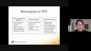 Blenderized Tube Feeding A review of current research surrounding whole food blended diets [upl. by Niarda]