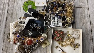 Vintage Jewelry Thrift amp Estate Sale Haul [upl. by Acila419]