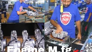 125Cc Honda motorcycles 🏍️Engine MFg Assembly 💯Atou mobile company working Engine machine engine [upl. by Tatman]