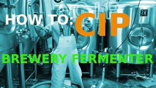 CIP BEER FERMENTER How To MICROBREWERY [upl. by Drake]