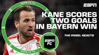 Harry Kane propels Bayern Munich to win FULL REACTION  ESPN FC [upl. by Annawahs]