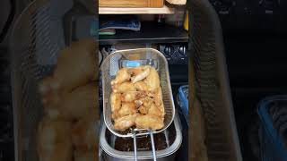 Me and Emo are cooking hot chicken wings so delicious [upl. by Ettenim292]