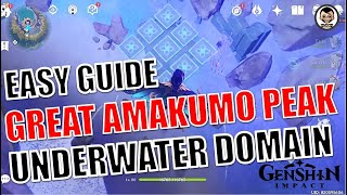 Easy Guide Great Amakumo Peak Underwater Cave  Electroculus Luxurious amp Precious Chests Genshin [upl. by Seften252]