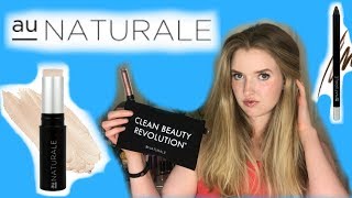 AU NATURALE BRAND REVIEW cleanbeautyrevolution clean green organic makeup [upl. by Carmelo433]