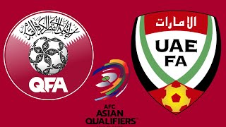 PRONÓSTICO QATAR VS EAU  CLASIFICACION AL MUNDIAL 2026 ZONA ASIA [upl. by Persas]