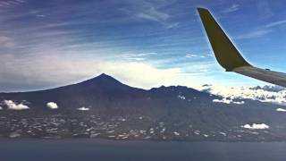 1 09032011 Anflug auf Teneriffa Video [upl. by Kcirdorb]