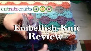 EmbellishKnit  CutRateCrafts [upl. by Ainit]