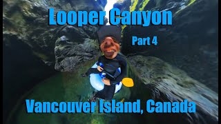 LOOPER CANYON 4  ABOVE AND BELOW DRONE FOOTAGE  UNDERWATER VANCOUVER ISLAND [upl. by Aslam]