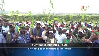 MINISTERE ENVIRONNEMENT  SUIVI DU REBOISEMENT 2024 RTG GUINEE 224 [upl. by Stafani]