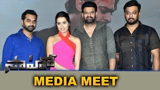 Saaho Team Media Interaction Meet  Prabhas  Shraddha Kapoor  Niharika Movies [upl. by Nytsyrk182]