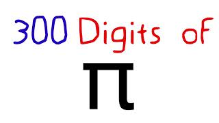 300 Digits of Pi Thumbnail 2025 [upl. by Pampuch454]