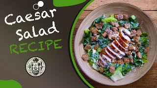 Classic Caesar Salad Recipe 🇮🇹  Homemade Dressing amp Fresh Flavors [upl. by Ygief]