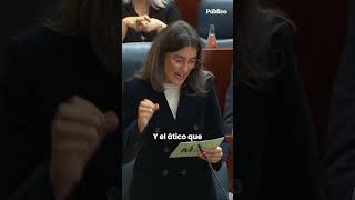 Manuela Bergerot de Más Madrid a Ayuso quotSu novio tiene la Puerta del Sol en casaquot [upl. by Pare833]