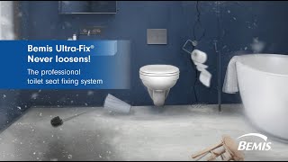 Bemis UltraFix®  Toilet seat fixing that never loosens [upl. by Zetnahs]