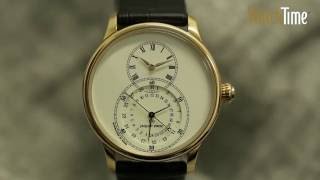 Jaquet Droz Grande Seconde Dual Time Ivory Enamel [upl. by Carilla]