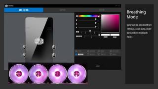 MasterFan Pro RGB Series and RGB LED Controller Software Tutorial Video [upl. by Tannen]