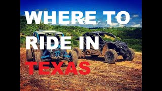 Where To Ride ATVs And UTVs In Texas [upl. by Ellerred173]