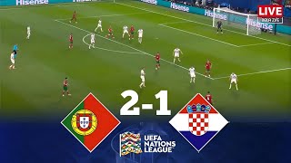 PORTUGAL vs CROATIA  UEFA Nations League 2425 Full Match [upl. by Ariom]