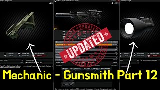 Mechanic  Gunsmith Part 12 ▶️NEW itemALL parts Patch 012 [upl. by Rossuck937]