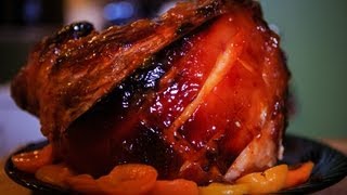 Apricot Glazed English Gammon Recipe  Christmas Ham [upl. by Dellora748]