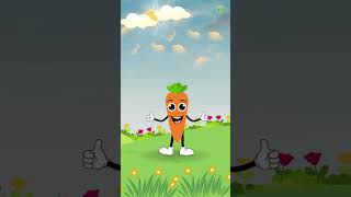 Carrots song For Kids  Carrot Dance alphabet learning abc song [upl. by Koffler185]