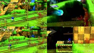 Sonic Generations  Differing Stage Paths [upl. by Phaedra]