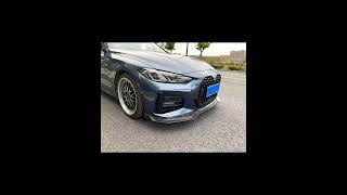 FOR BMW 4 Series G22 MP Front Lip gloss black [upl. by Costa340]