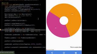 Creating a Pie Chart  Android Tutorial [upl. by Allie773]