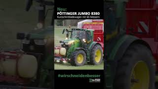 Neu Pöttinger Jumbo 8380 Kurzschnittladewagen mit 65 Messern  Wyss Ittigen [upl. by Klina]