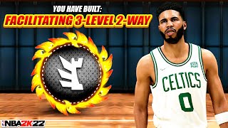 NEW 68quot JAYSON TATUM FACILITATING 3LEVEL 2WAY PG BUILD ON NBA 2K22 NEXT GEN [upl. by Behnken497]