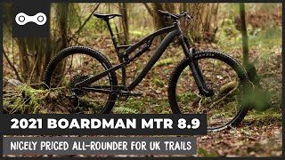 First Look 2021 Boardman MTR 89  A nicely priced allrounder for UK trails [upl. by Hulen]