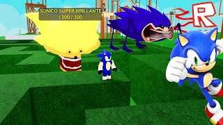 SONIC SE ENFRENTA A SHIN SONIC EN ROBLOX 😱 SONIC VS SHIN SONIC [upl. by Enilorac]