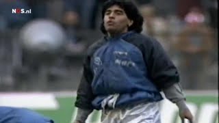 Maradona quellindimenticabile riscaldamento contro il Bayern [upl. by Eanel901]