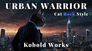 Urban Warrior cat song music hardrock 猫 ねこ ネコ neko catsong catvideos ロック ai japan [upl. by Eeresed]