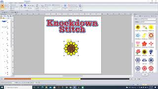 Knockdown Stitch  Wilcom Embroidery Fonts [upl. by Guzel]