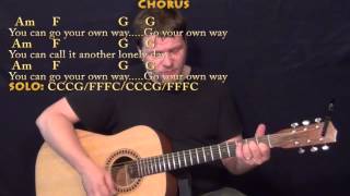 Go Your Own Way Fleetwood Mac Strum Guitar Cover Lesson in C with ChordsLyrics [upl. by Lanae965]