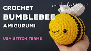 Amigurumi Crochet Bee Tutorial 🐝 The Famous TikTok Bee Pattern 😅 [upl. by Yro]